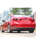 Mazda 3 Uyumlu Çift Çıkış Difüzör Parlak Siyah Difüzör Plastik 2014 2015 2016 2017 2018 2019