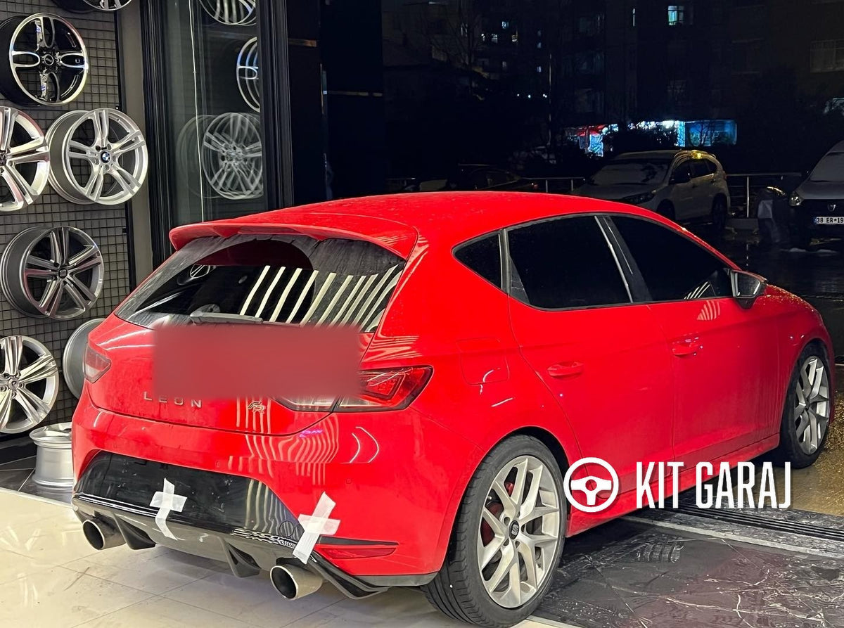 Seat Leon Mk3 Style Düz Difüzör (Plastik)