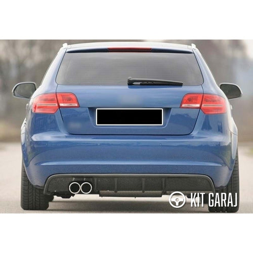 Audi A3 2003-2012 Hb 2 Kapı S3 Difüzör Soldan Çift (Plastik)