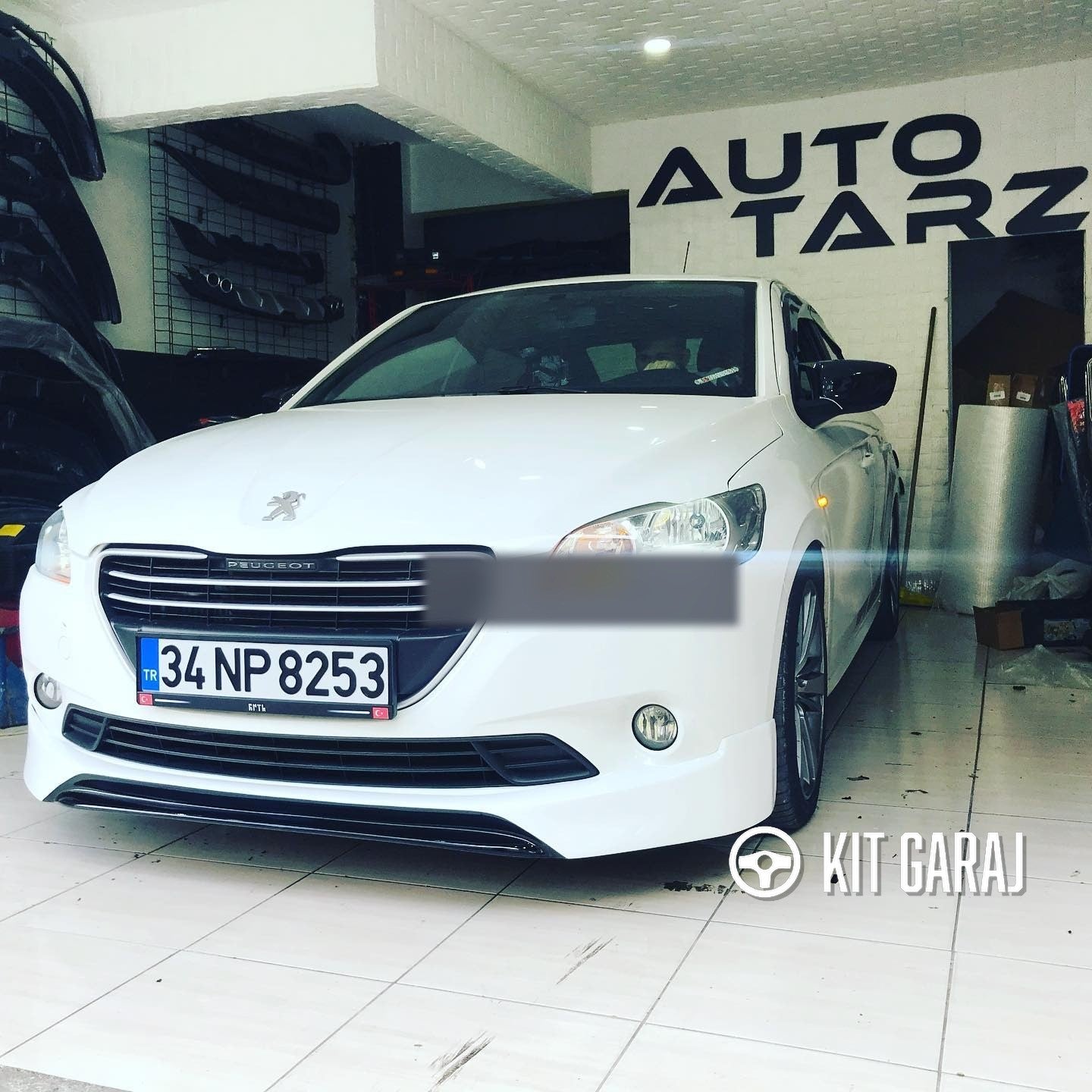 Peugeot 301 Uyumlu Makyajsız Ön Ek (Plastik)