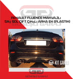 Renault Fluence Uyumlu Makyajlı Sağ Sol Çift Çıkışlı Arka Ek (plastik)