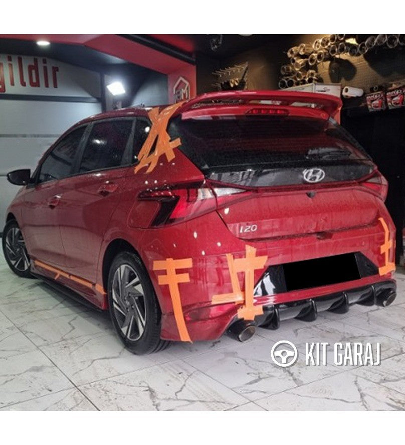 Hyundai i20 2019+ Arka Ek (Plastik)