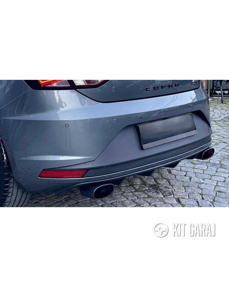 Seat Leon Mk3.5 Uyumlu Cupra Sağ-sol Açık Difüzör (Plastik)