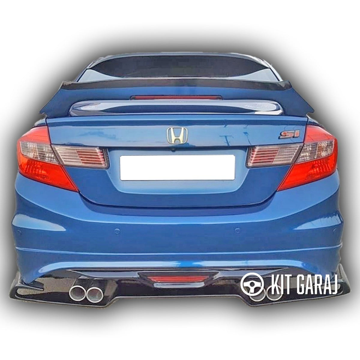 Honda Civic Uyumlu Vtec2 Fb7 Fd6 Voltex Difüzör Parlak Siyah Difüzör Plastik