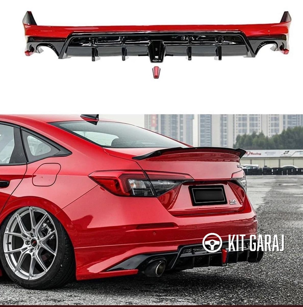 Honda Civic Fe 2022 Uyumlu Yeni Model Plastik Arka Ek