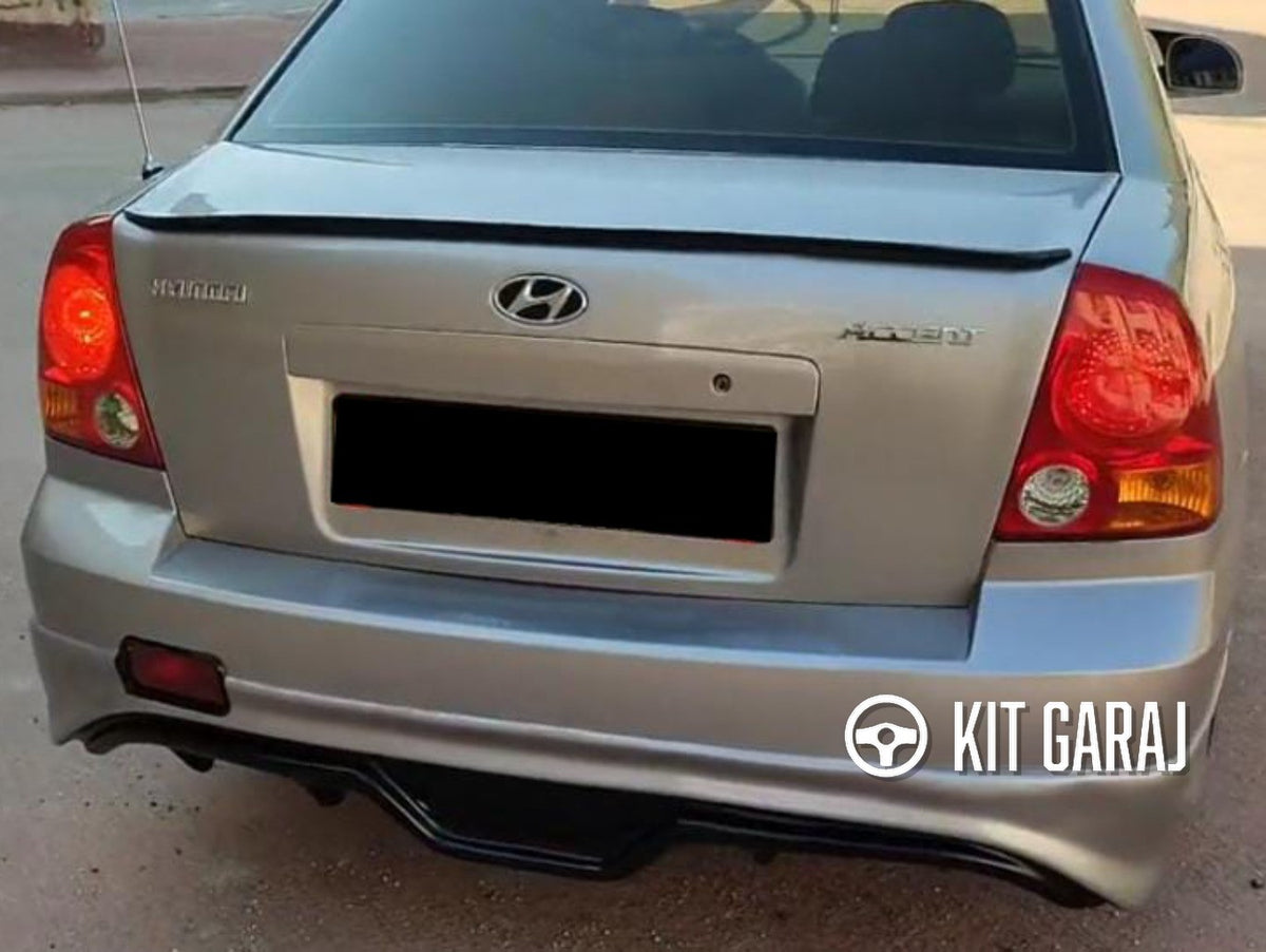 Hyundai Accent Admire Arka Ek Difüzör Siyah Plastik 2000-2006