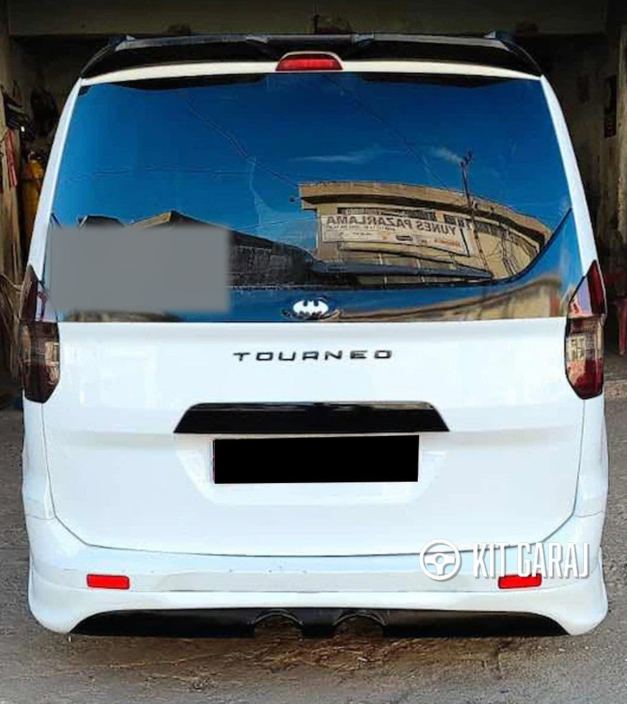 Ford Tourneo Courier R32 Arka Ek Boyasız Plastik Mat Siyah
