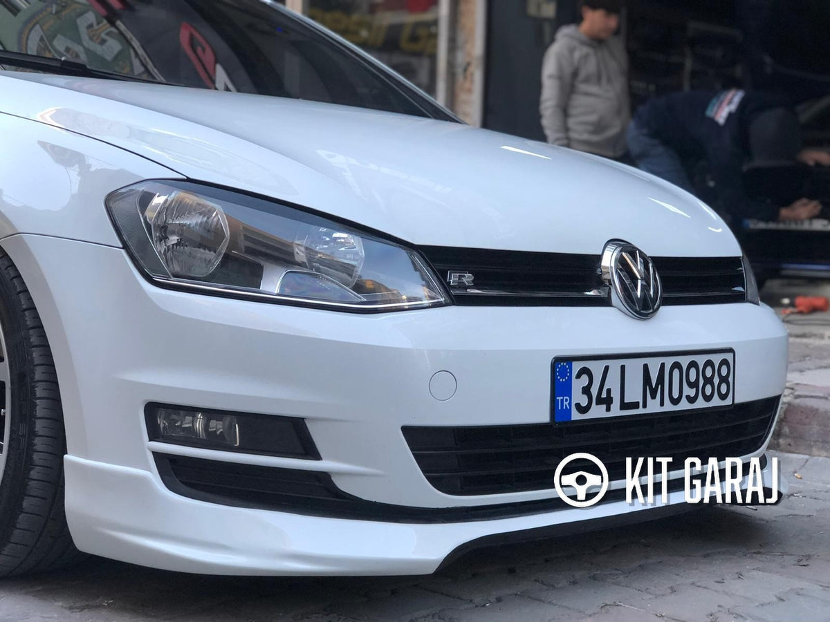 Volkswagen Golf 7 2012-2017 Uyumlu Boyasız Plastik Oettinger Ön Ek
