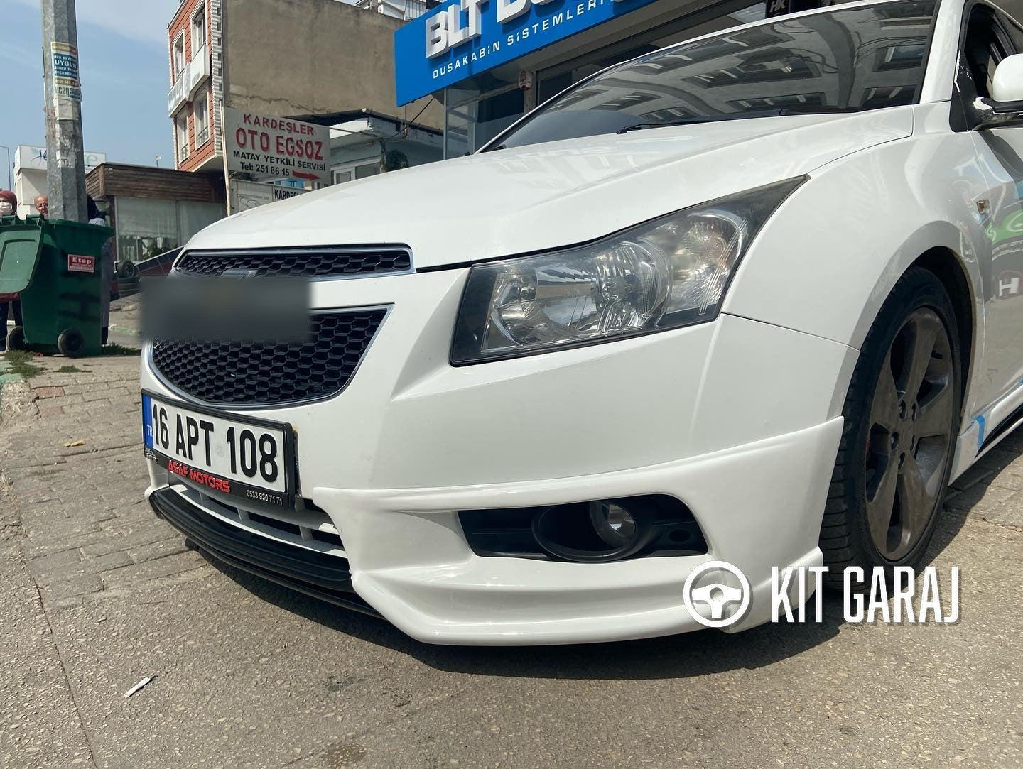Chevrolet Cruze Uyumlu Makyajsız Ön Ek Plastik