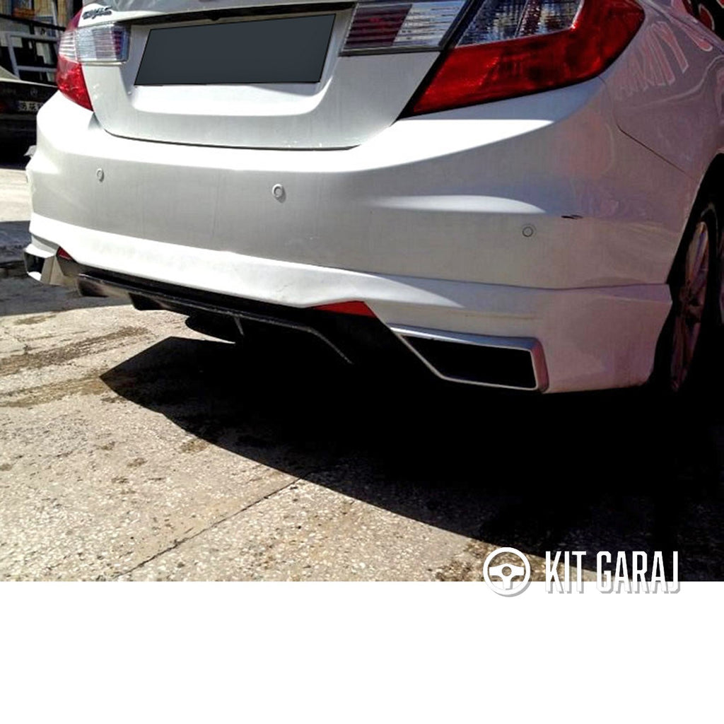Honda Civic Fd6 Egzoz Görünümlü Difüzör (Plastik)