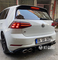 Volkswagen Golf Mk7 2012-2019 Parlak Siyah Flap (Plastik) Boyalı