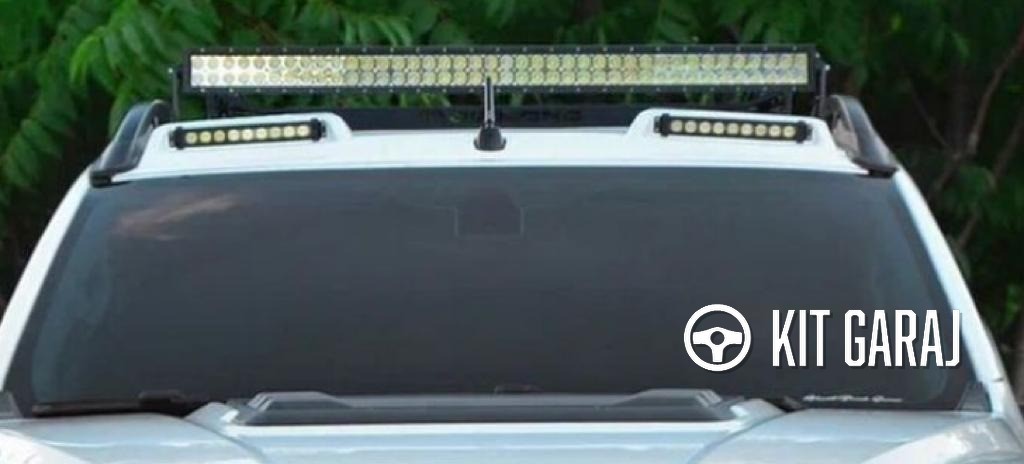 Ford Ranger Moonvisor Antenli (Plastik) Ledsiz Uyumlu