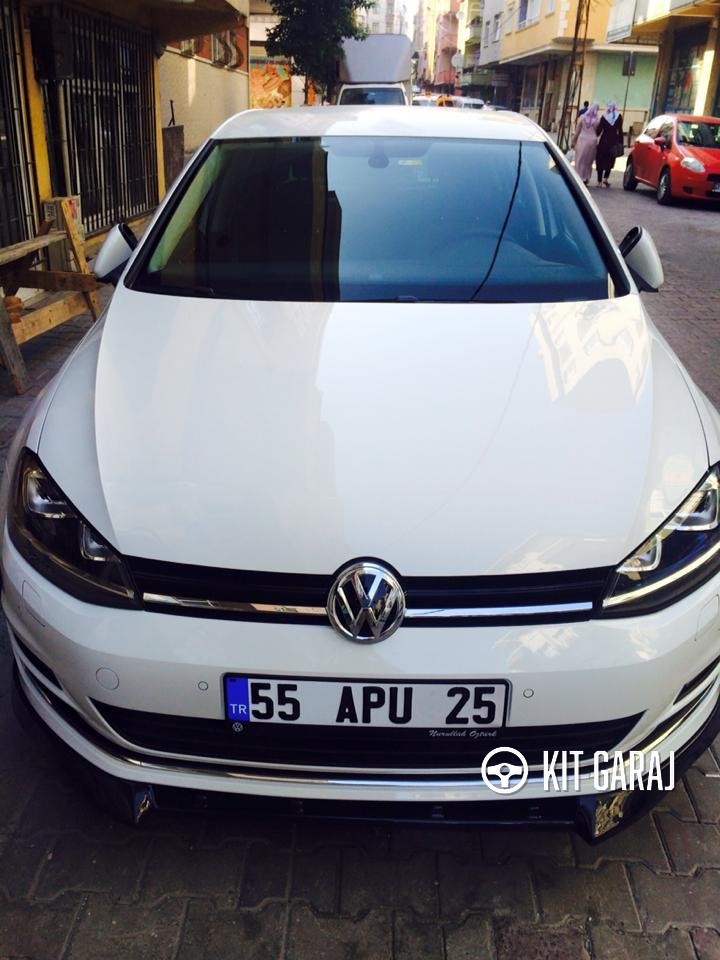 Volkswagen Golf R-Line Ön Lip (Plastik) Boyasız