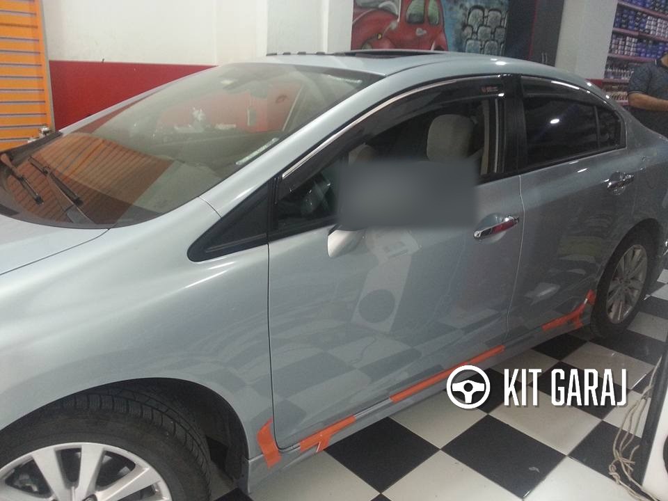 Honda Civic FB7 Modulo Yan Marşpiyel Seti Şık & Dayanıklı Tasarım Boyasız