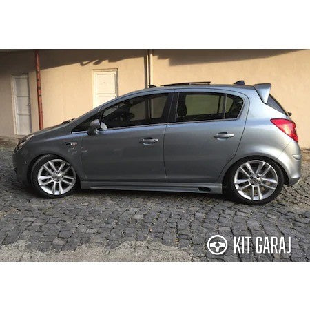 Opel Corsa E Yan Marşpiyel (Çift) (Plastik)