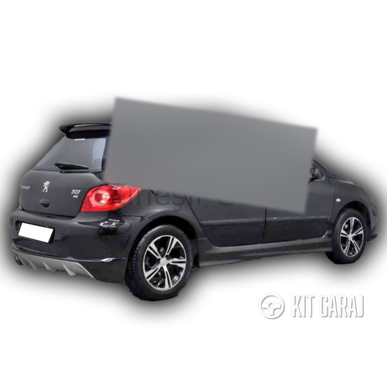Peugeot 307 Yan Marşpiyel Boyasız Plastik Boyasız