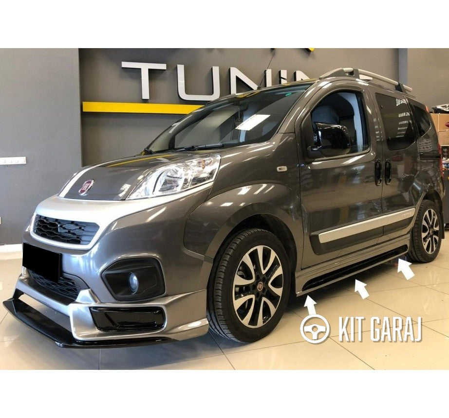 Fiat Fiorino Yan Marşpiyel Seti Plastik 2 Adet Mat Siyah