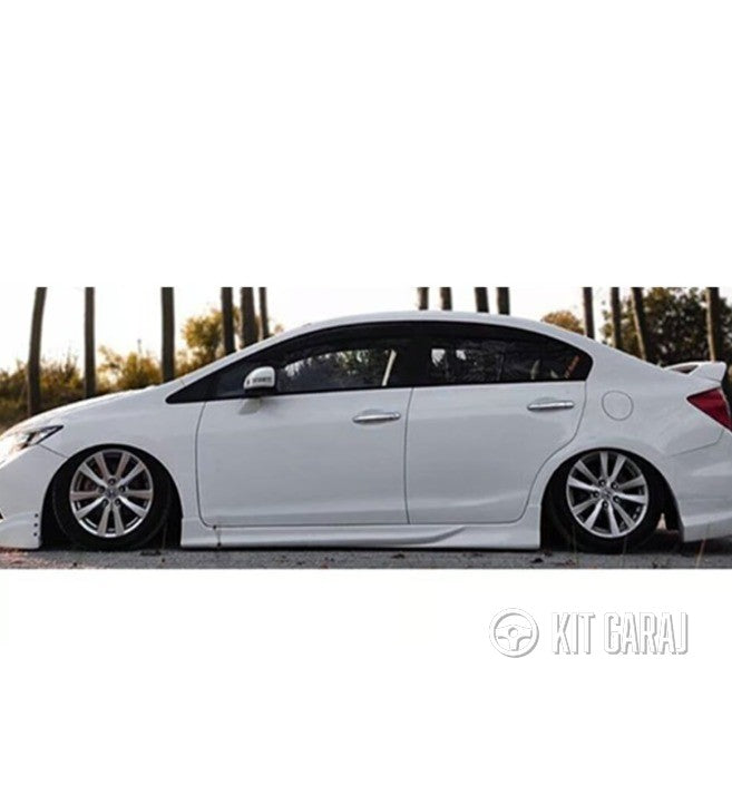 Honda Civic Fb7 Uyumlu Custom Yan Marşpiyel (Plastik)
