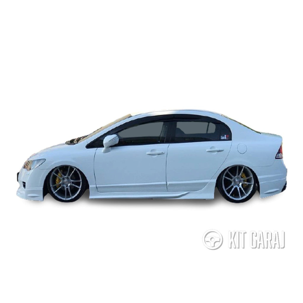 Honda Civic FD6 Uyumlu Mugen Rr Yan Marşpiyel Plastik Sportif & Dayanıklı