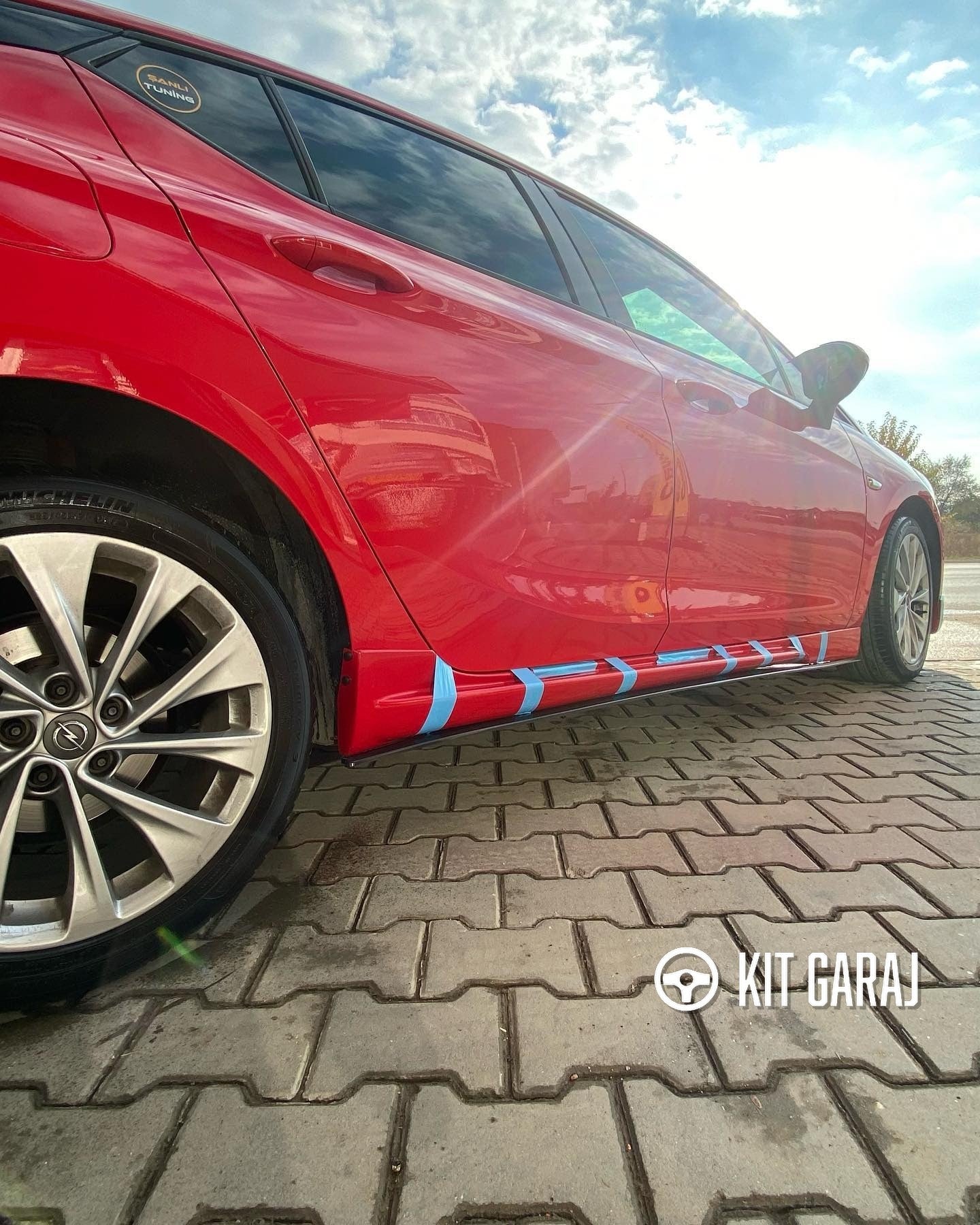 Opel Astra K Opc Yan Marşpiyel (Çift) (Plastik)