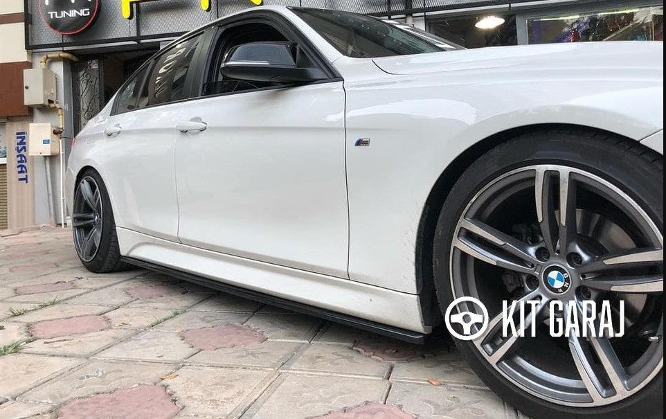 BMW F30 M Performance Yan Marşpiyel Altı Lip (Plastik) Piano Black