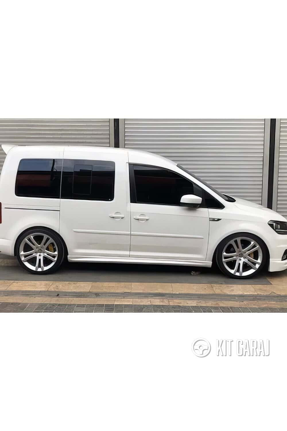 Volkswagen Caddy Yan Marşpiyel (Çift) (Plastik)