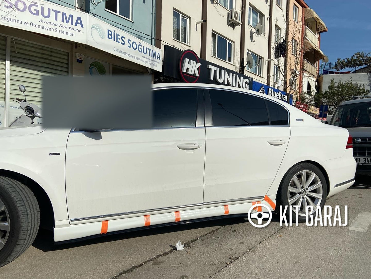 Volkswagen Passat B7 Yan Marşpiyel (Çift) (Plastik)