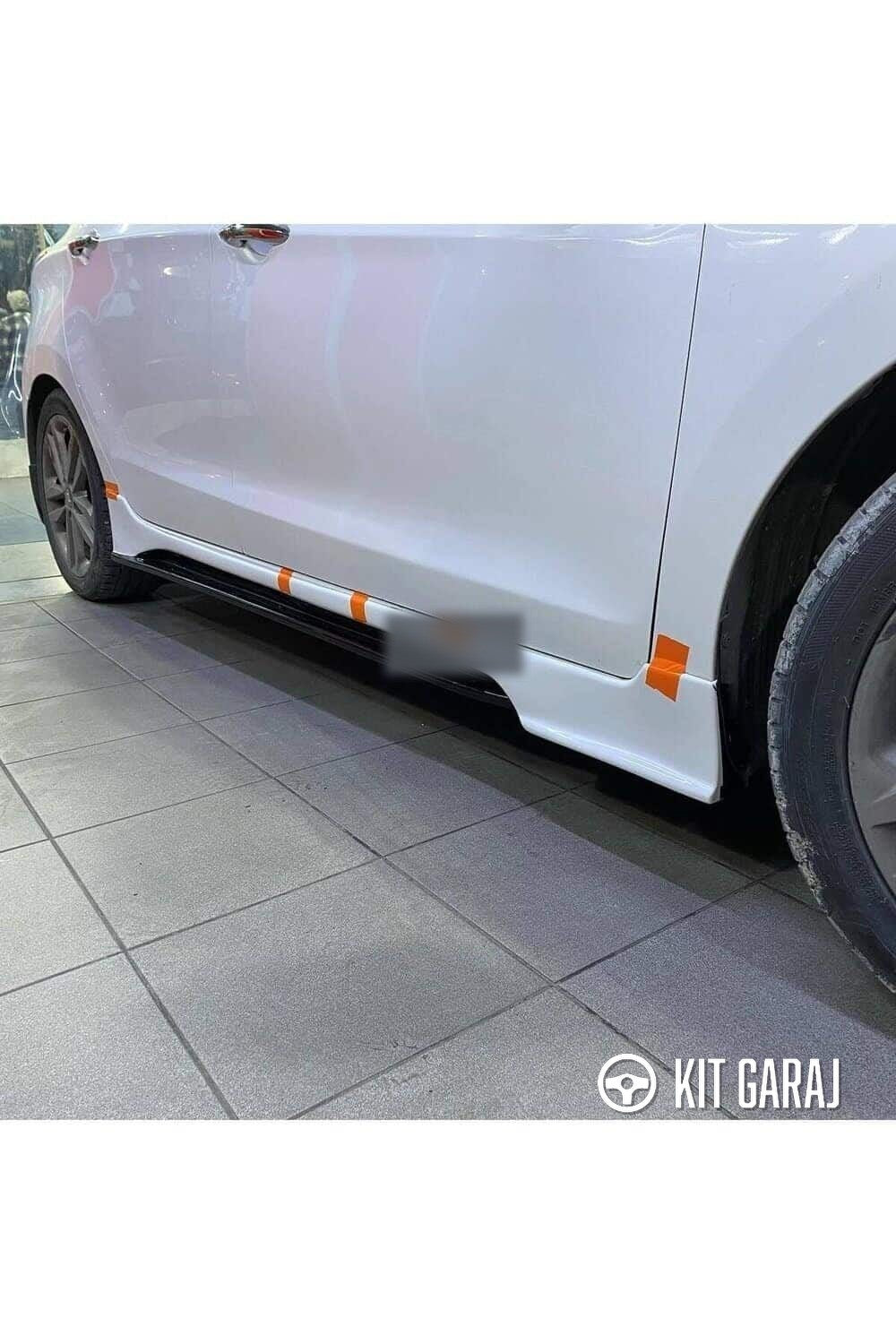 Hyundai I30 Custom Yan Marşpiyel (Çift) (Plastik)