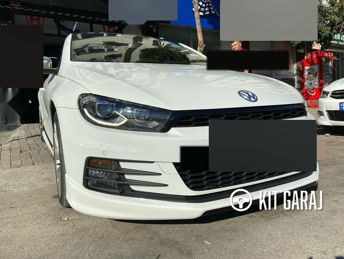 Volkswagen Scirocco 2014-2017 Uyumlu Makyajlı Kasa Uyumlu Boyasız Plastik Ön Ek