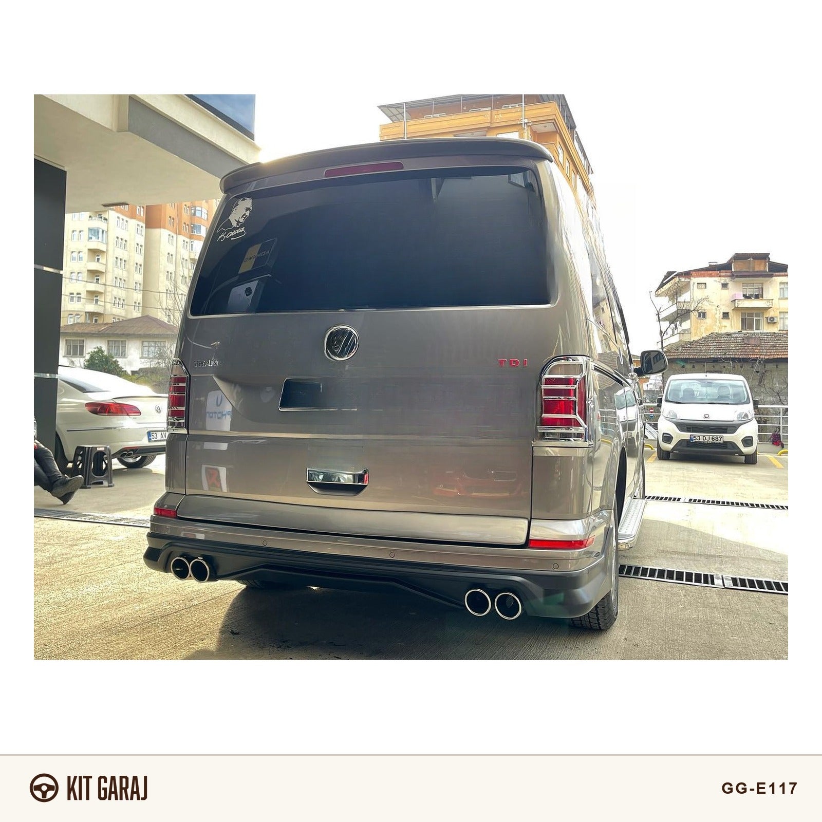Volkswagen Transporter T7 Abt Arka Ek (Plastik)