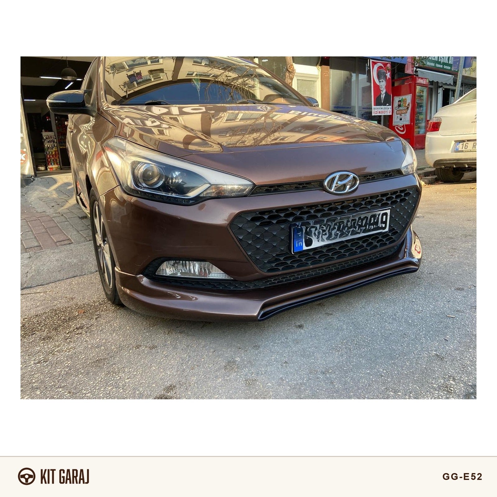 Hyundai i20 Custom Ön Ek (Plastik) Boyasız