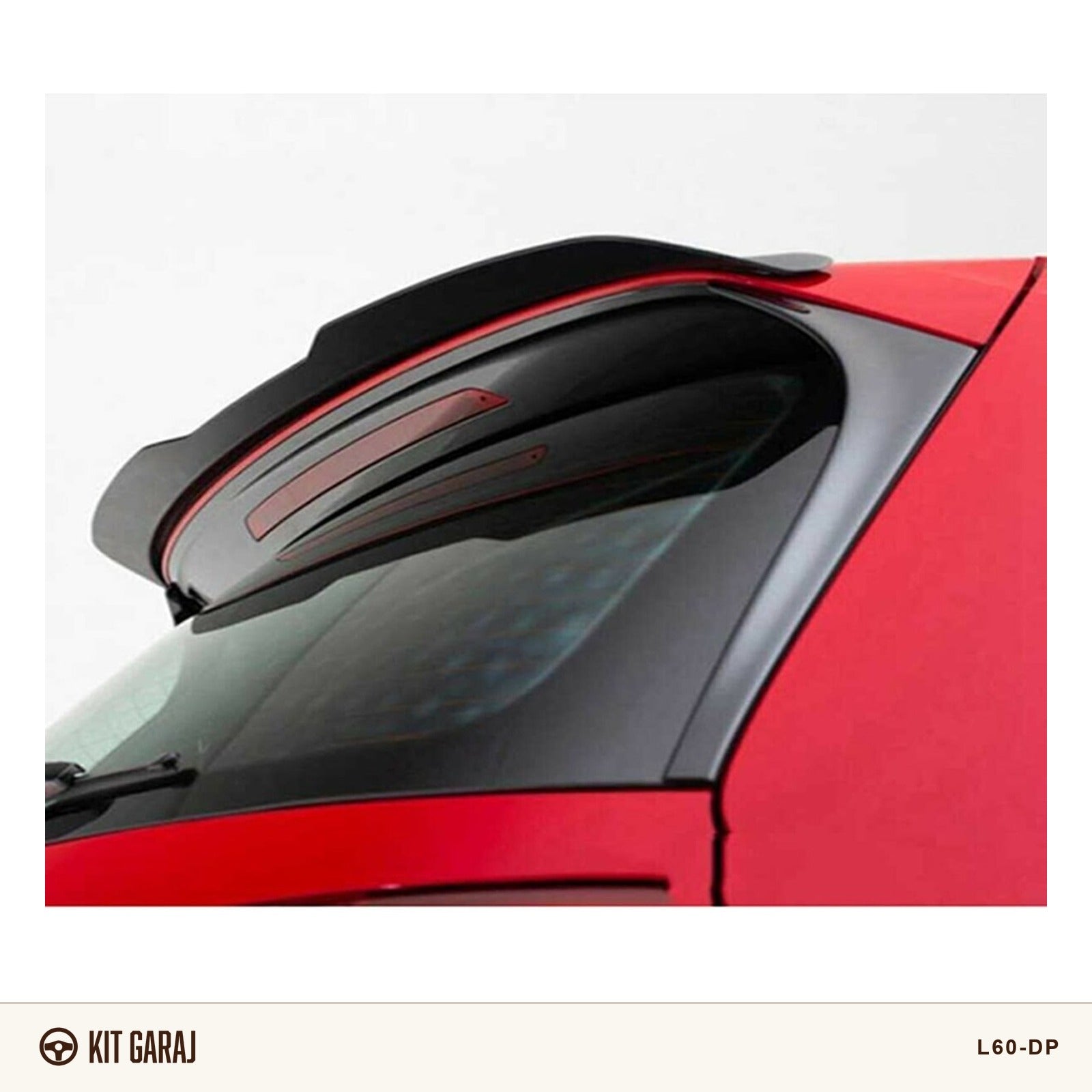 Volkswagen Golf Mk7 2012-2019 Piano Black Spoiler (Plastik) Boyalı