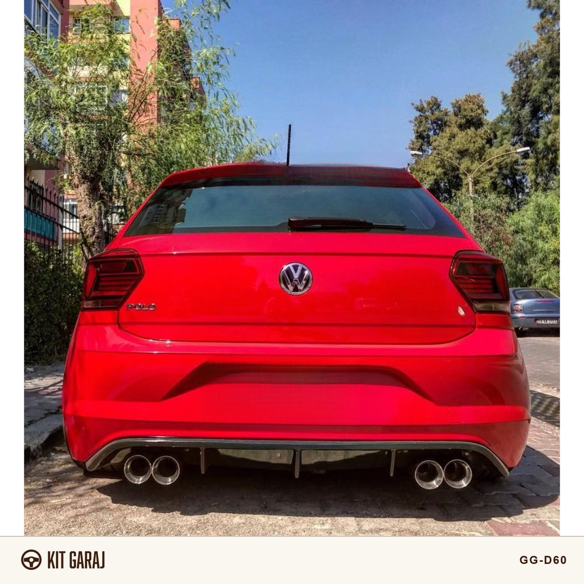 Volkswagen Polo 2018 Piano Black Difüzör (Plastik) Boyalı