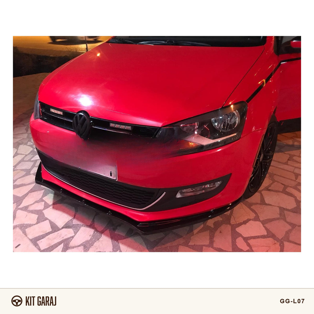 Volkswagen Polo Piano Black Ön Lip (Plastik) Boyalı