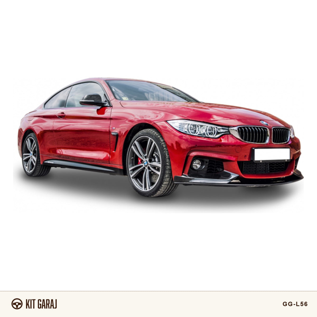 BMW F32 M-Tech Piano Black Ön Lip (Plastik) Boyalı