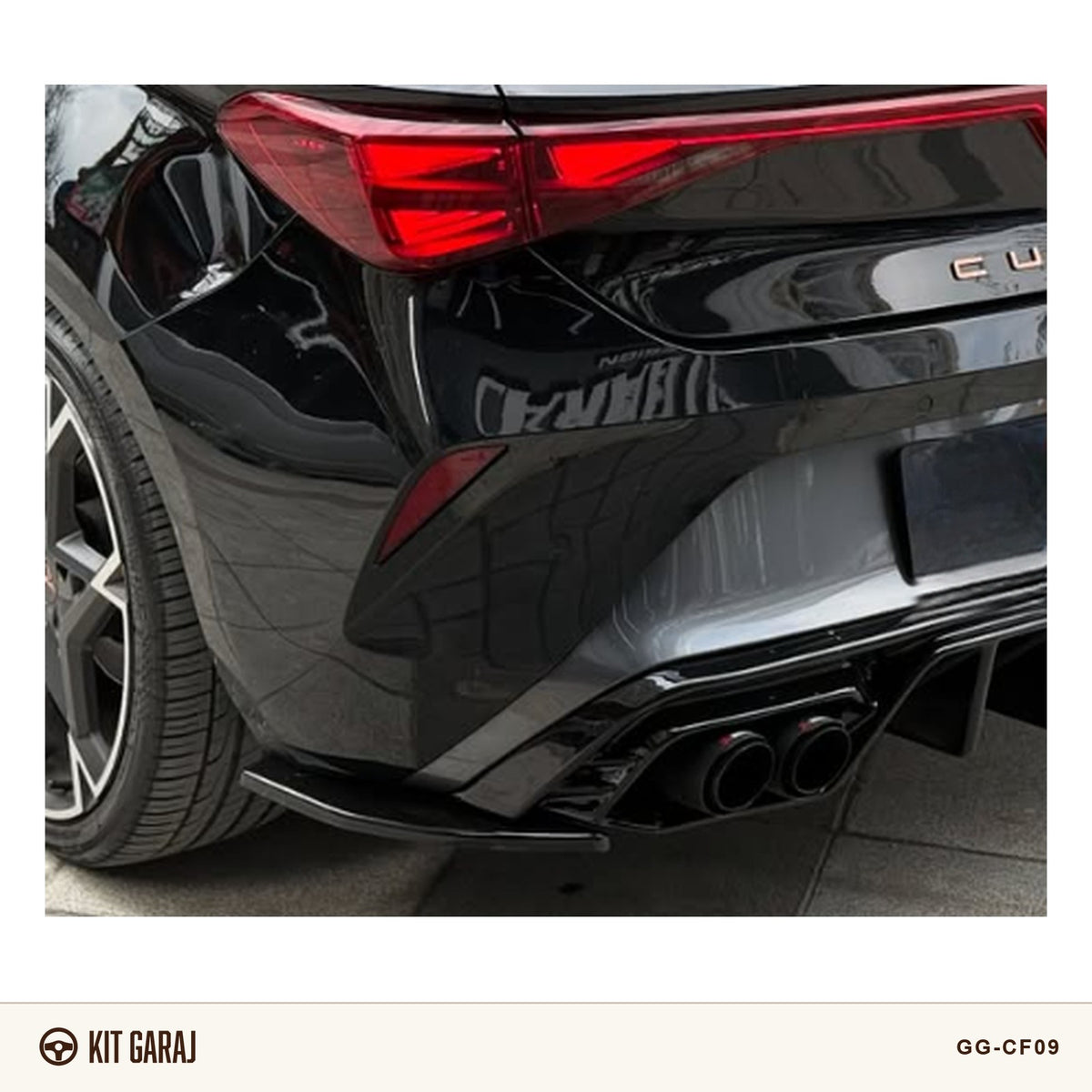 Cupra Leon Parlak Siyah Flap (Plastik) Boyalı