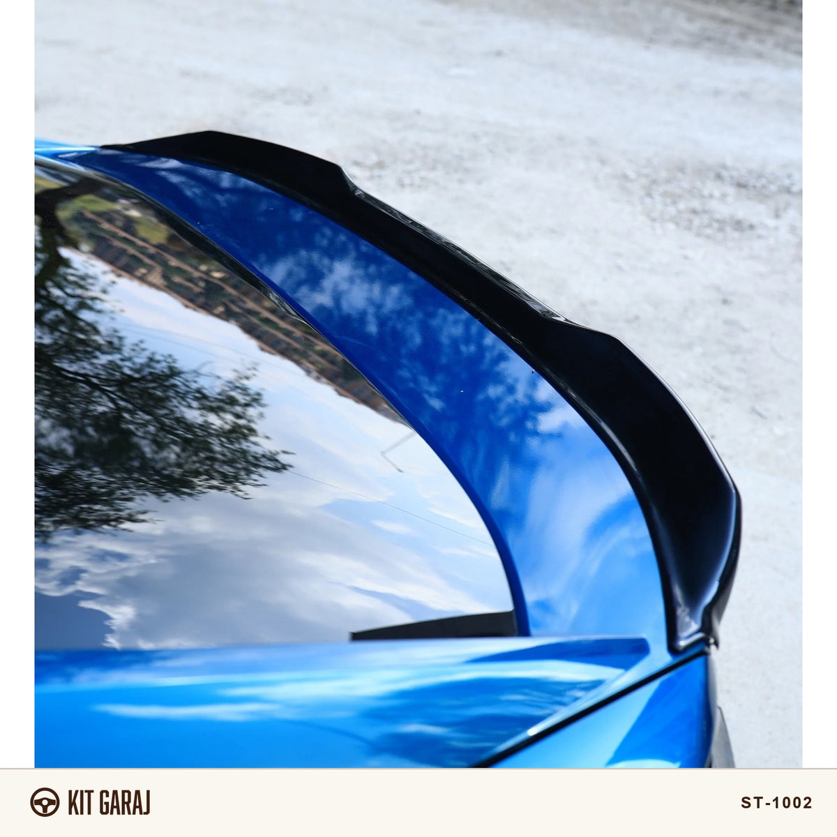 Peugeot 408 Parlak Siyah Spoiler (Plastik) Boyalı