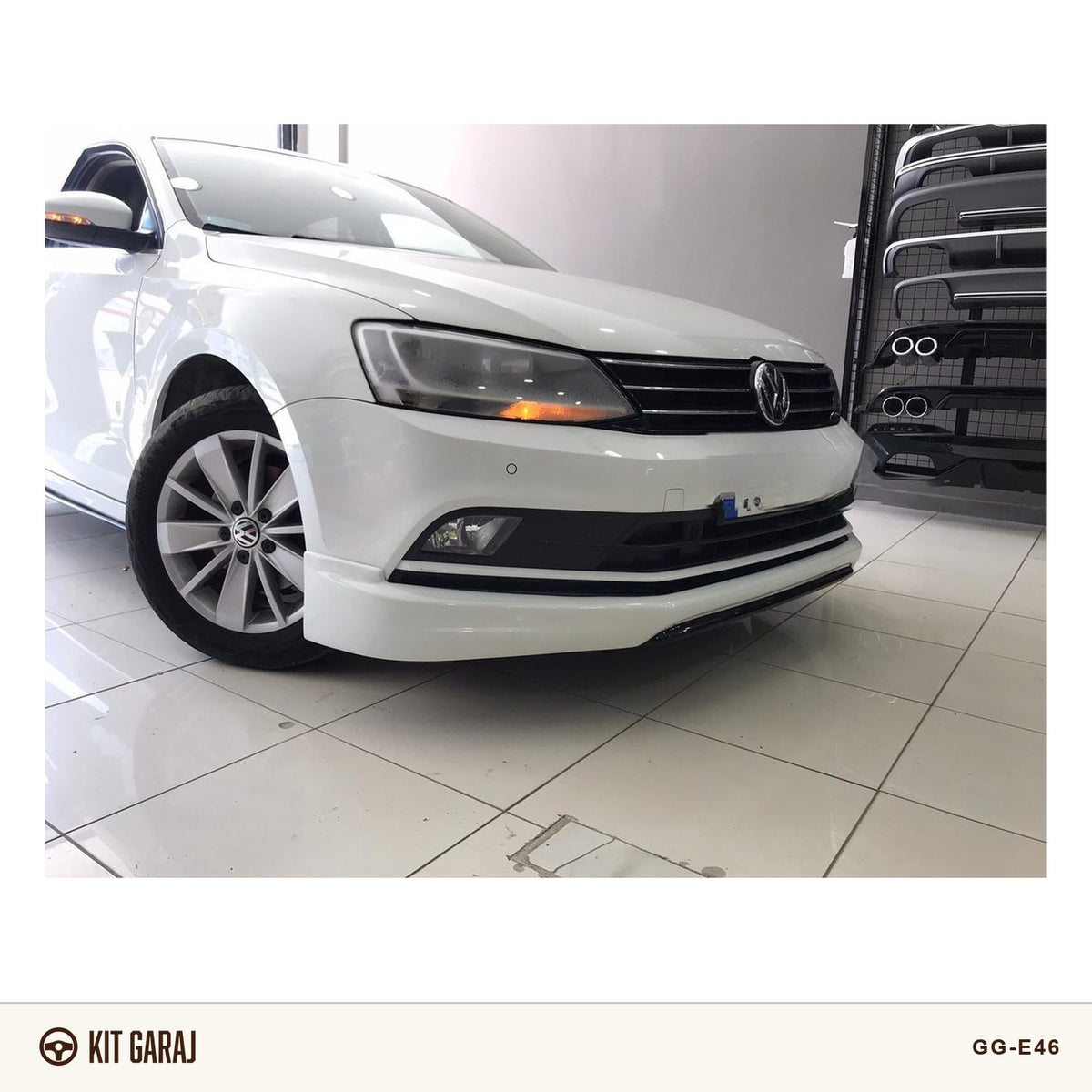 Volkswagen Jetta Mk6 2014-2018 Makyajlı Ön Ek (Plastik) Boyasız
