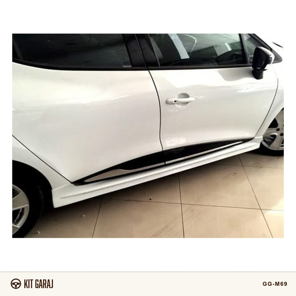 Renault Clio Yan Marşpiyel (Plastik) Boyasız