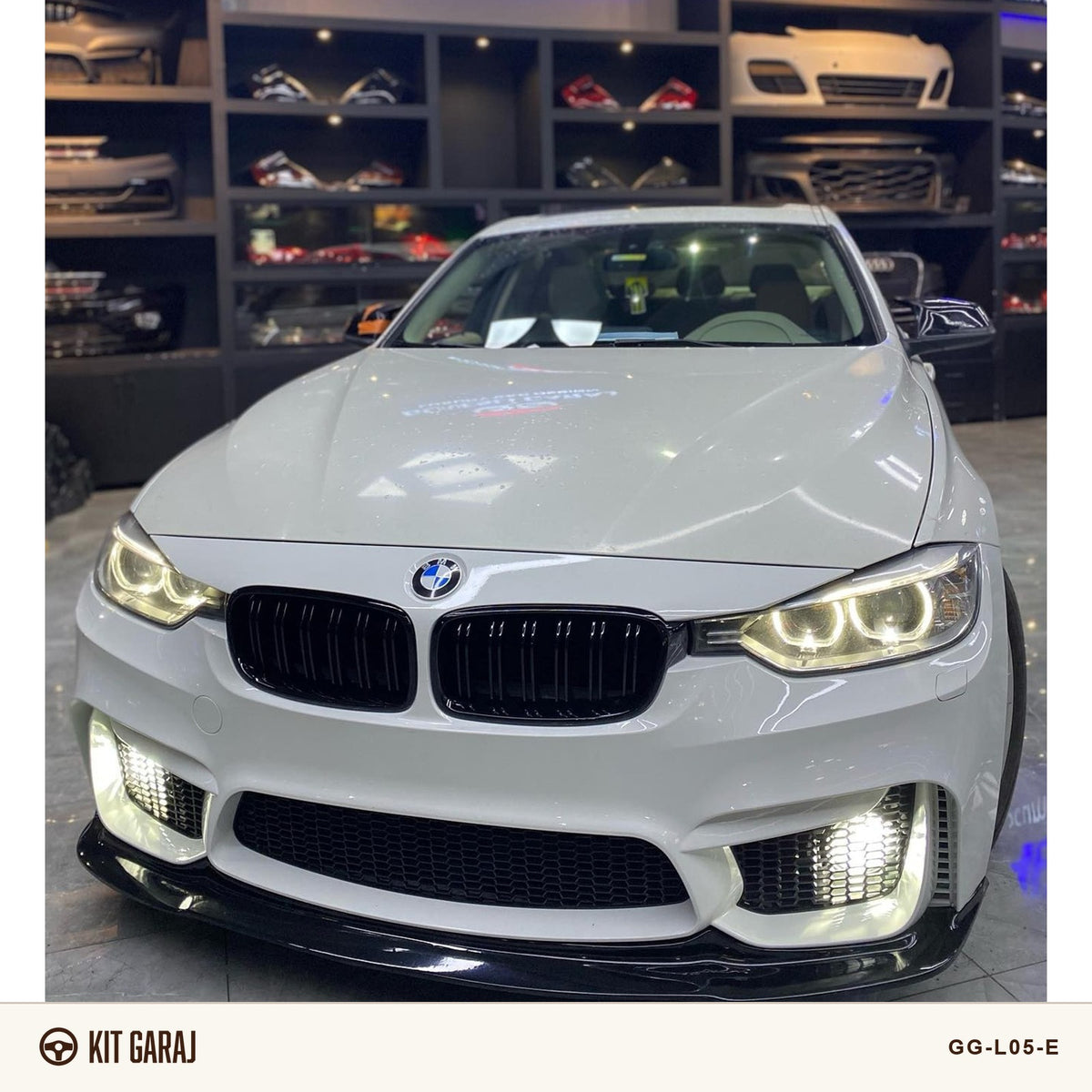 BMW F30 Piano Black Ön Lip (Plastik) Boyalı