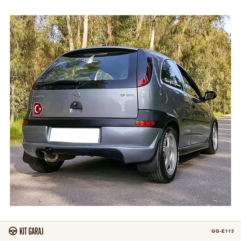 Opel Corsa Makyajsız Arka Ek (Plastik) Boyasız