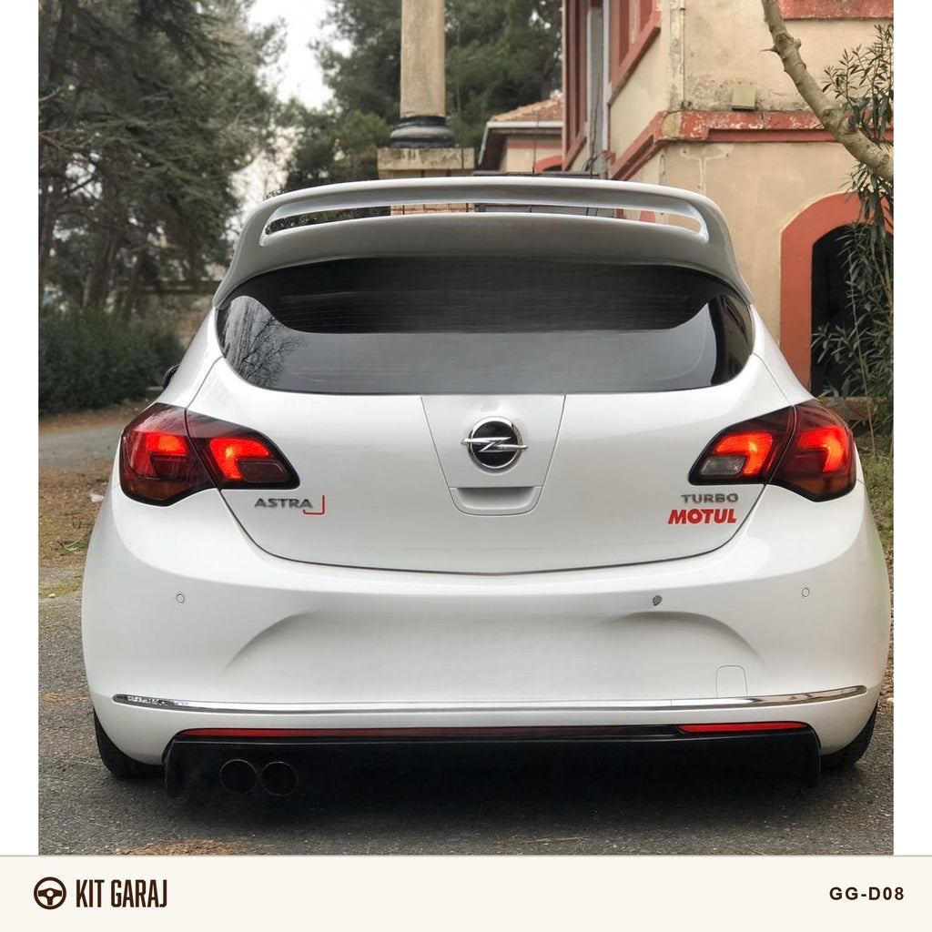 Opel Astra Makyajlı HB Rieger Piano Black Difüzör (Plastik) Boyalı