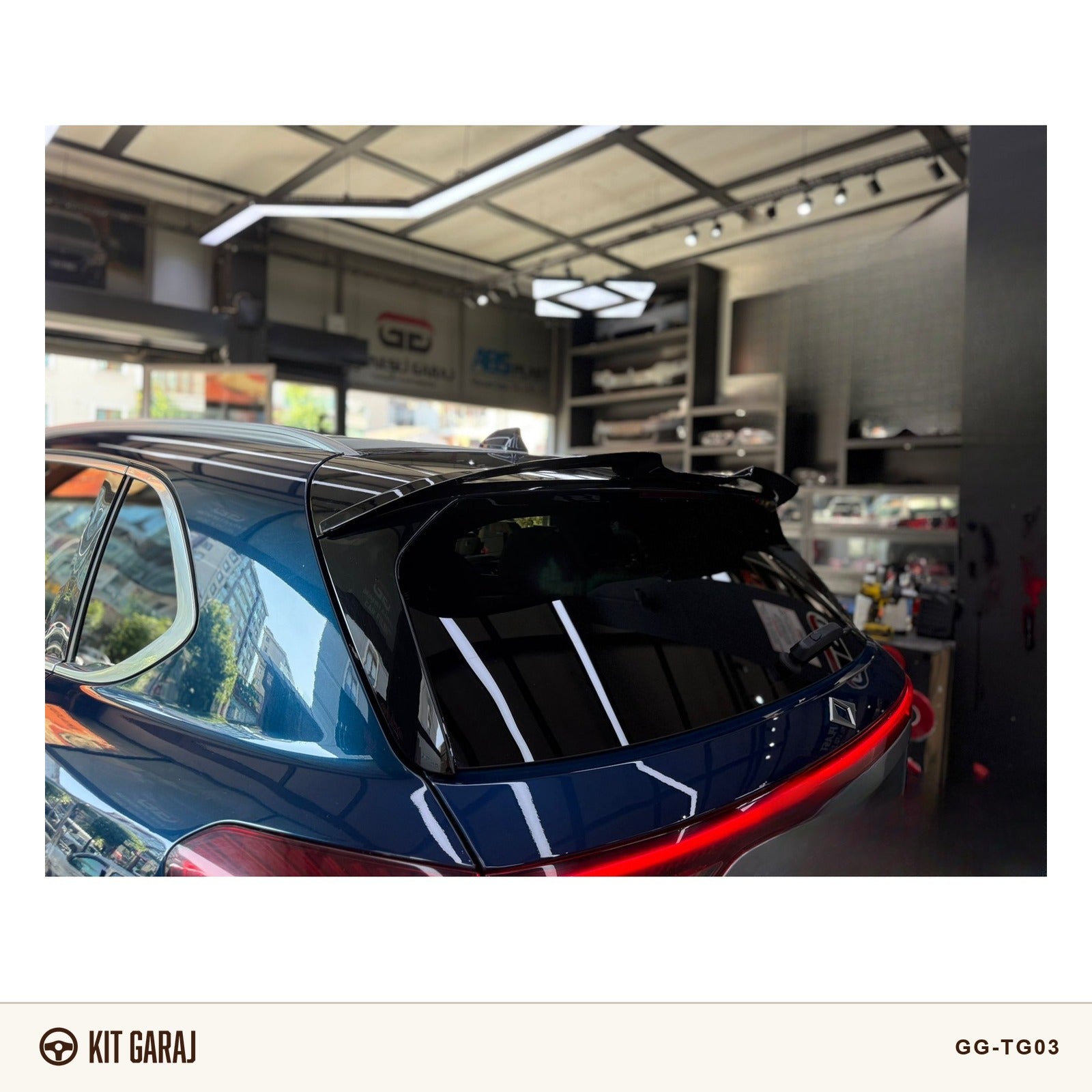 Fiat 500 Parlak Siyah Spoiler (Plastik) Boyalı