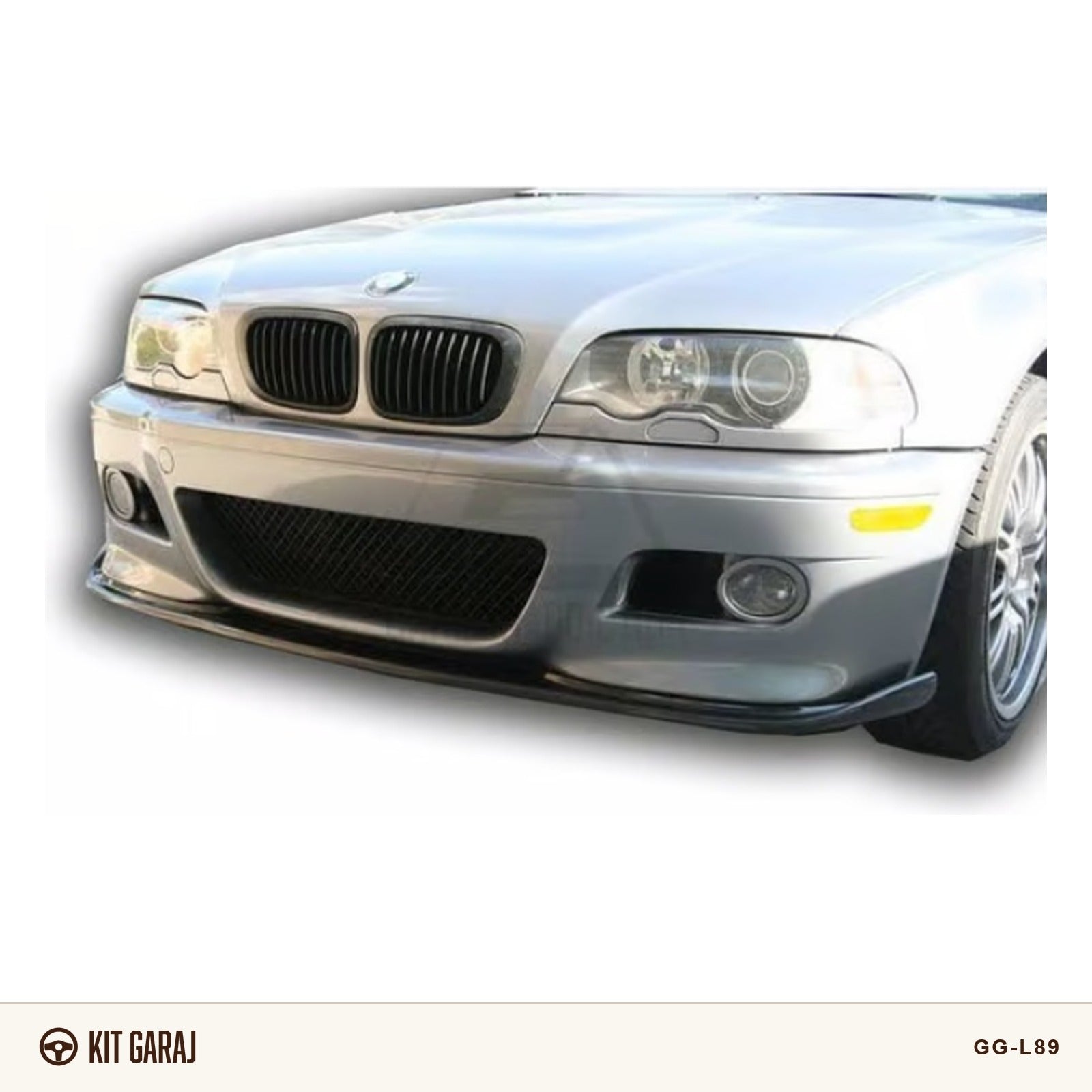 BMW E46 M3 Piano Black Ön Lip (Plastik) Boyalı