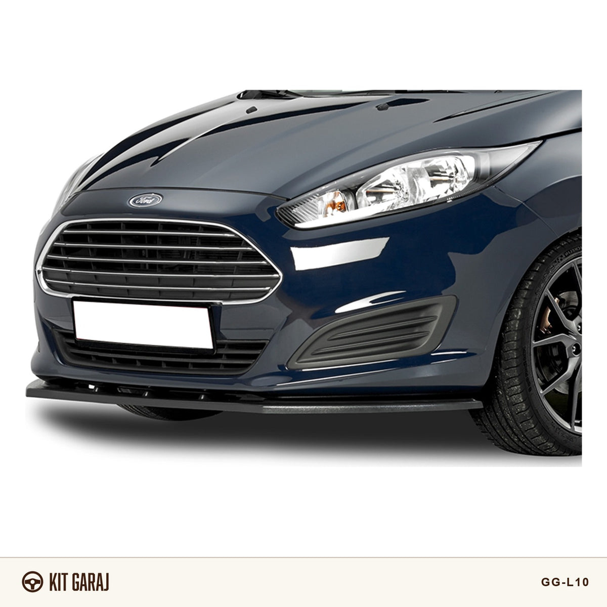 Ford Fiesta Makyajlı Piano Black Ön Lip (Plastik) Boyalı