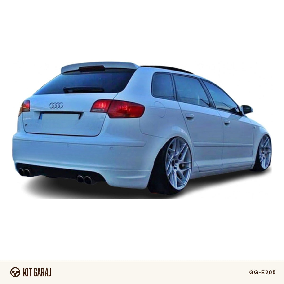 Audi A3 2006-2012 8P 4 Kapı Arka Ek (Plastik) Boyasız