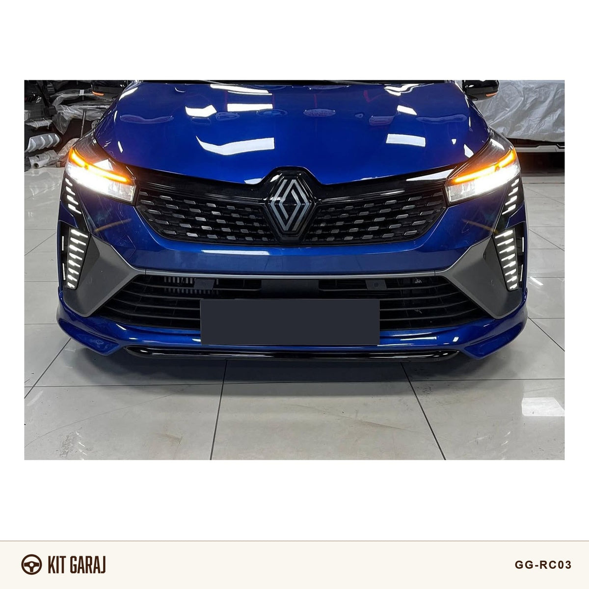 Renault Clio 2024+ Ön Ek (Plastik) Boyasız