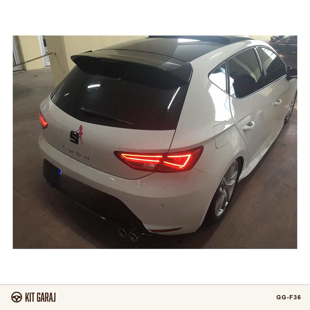 Seat Leon Mk3 2013 Spoiler (Plastik) Boyasız