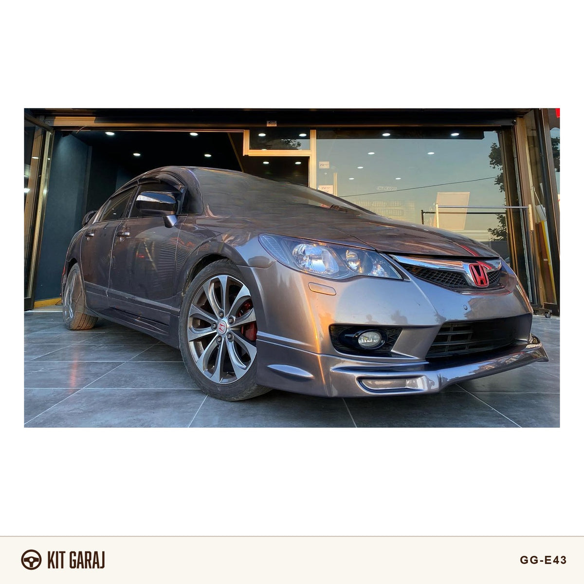 Honda Civic FD6 Makyajlı Ön Ek (Plastik) Boyasız