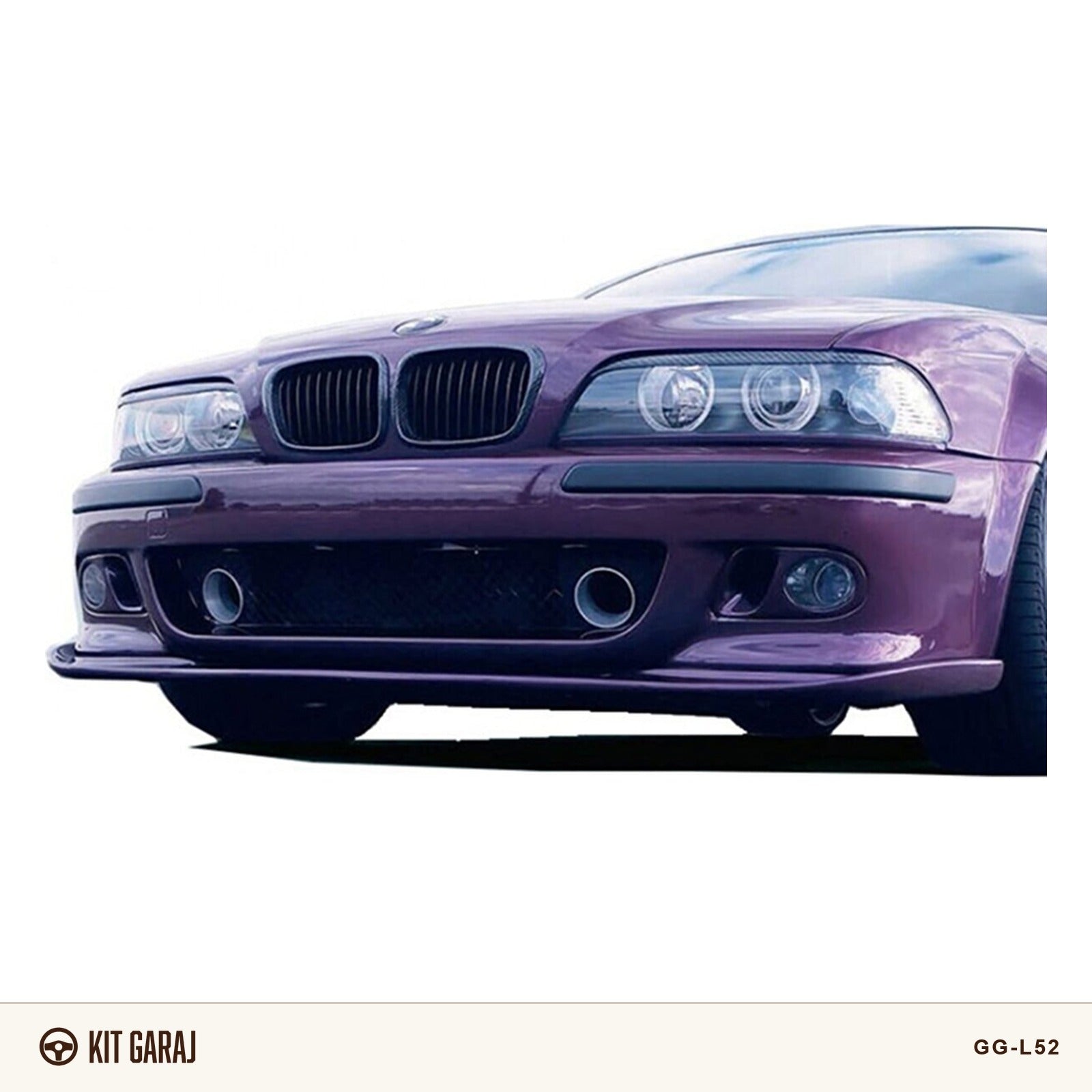 BMW E39 M5 Piano Black Ön Lip (Plastik) Boyalı